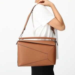 Loewe Handbag Shoulder Bum Brown Bag Puzzle